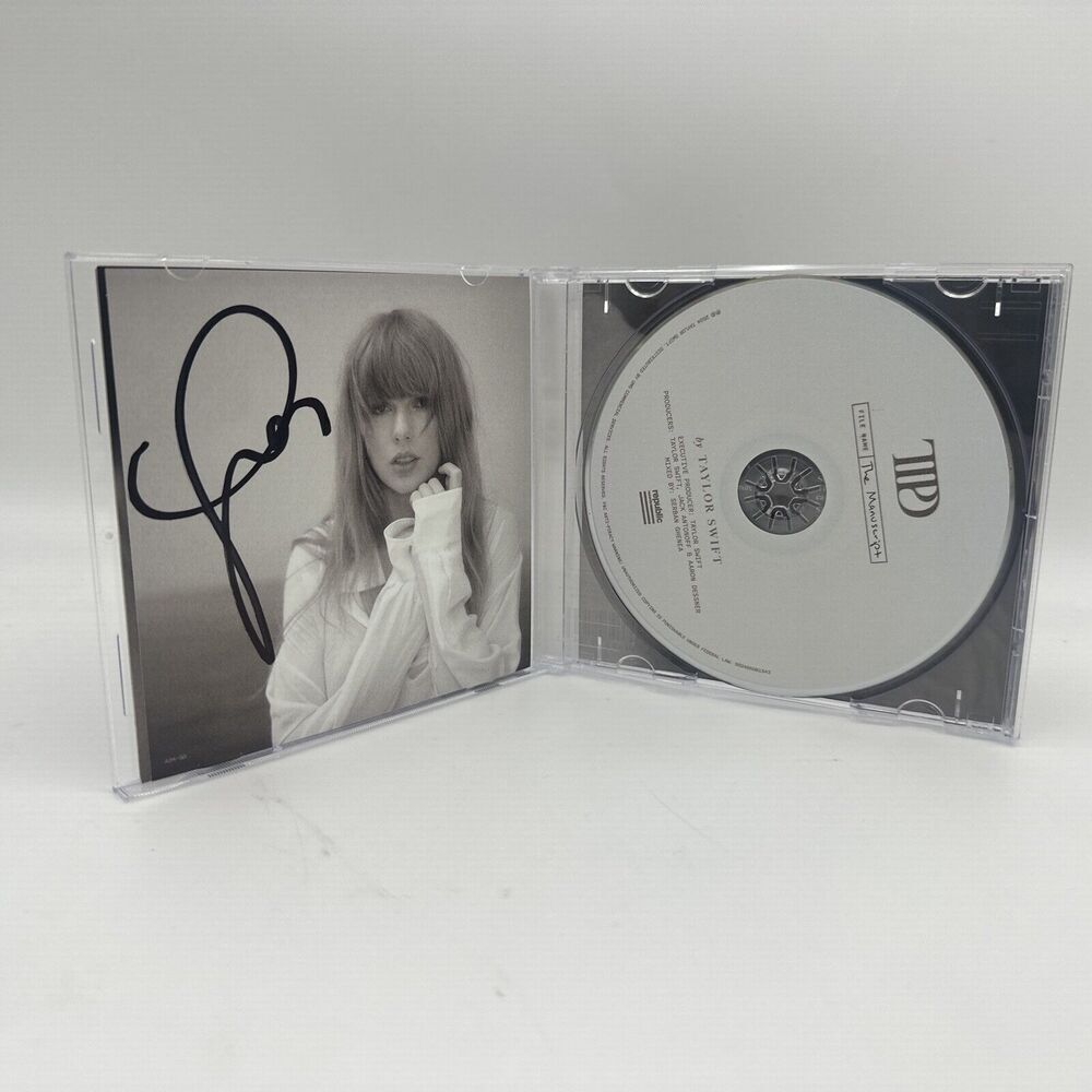 Taylor Swift SIGNED CD The Tortured Poets Department Autographed The Manuscript!